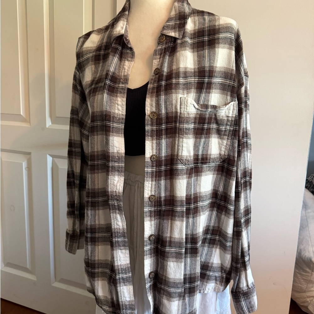 Plaid Garage Button-Up Shirt